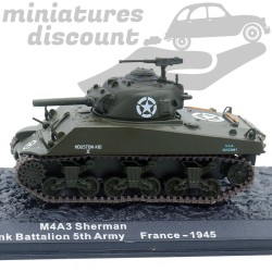 Tank M4A3 Sherman - France 1945 - 1/72ème en boite