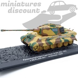 Tank Panzerkampfwagen Tiger Aust. B - Ardennes 1944 - 1/72ème En boite