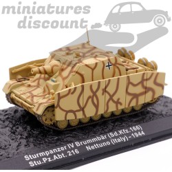 TANK STURMPANZER IV BRUMMBÄR (CAMOUFLAGE SABLE) - 1/72ème en boite