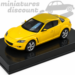 MAZDA RX8 AUTO ART (JAUNE) - AUTO-ART - 1/43ème en boite