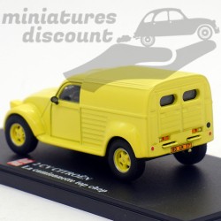 CITROËN 2CV CAMIONNETTE "TOP CHOP" (JAUNE) - 1/43ème sous blister