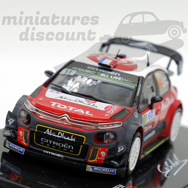 Citroën C3 WRC 2018 - Sébastien Loeb - 1/43ème en boite