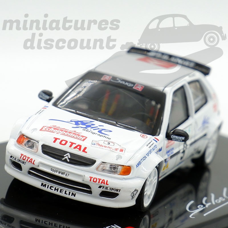 Citroën Saxo - Rallye Val d'Agout 1998 - Sébastien Loeb - 1/43ème en boite