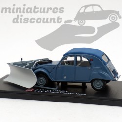 Citroën 2cv "Chasse Neige" (bleu) - 1/43ème en blister
