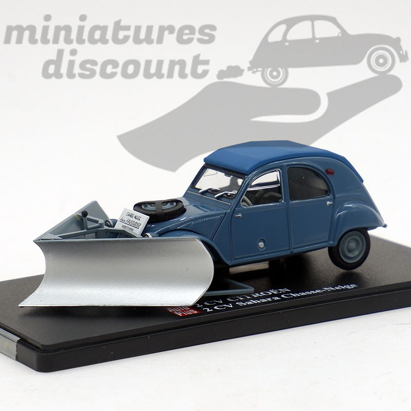 Citroën 2cv "Chasse Neige" (bleu) - 1/43ème en blister