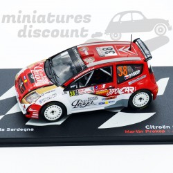 Citroën C2 S1600 - Rally d'italia Sardegna 2009 - 1/43 ème En boite