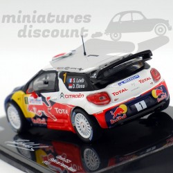 Citroën DS3 - Rallye de France Alsace 2012 - Sébastien Loeb - 1/43ème en boite