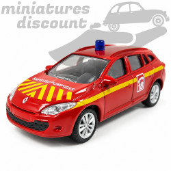 Renault Megane VL "Sapeurs Pompiers" - 2009 - Norev - 3inch en boite