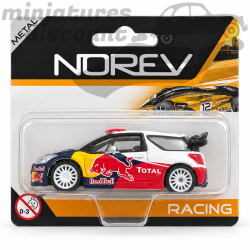 Citroën DS3 WRC (ToTal) - Norev - 1/64ème sous blister