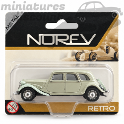 Citroën Traction (Grise) - Norev - 3inches - sous blister