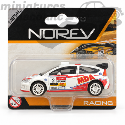 Citroën C4 WRC "MDA" (Blanche) - Norev - 1/64ème sous blister