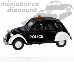 Citroën 2cv "Police (noir et blanc) - Mondo Motors - 1/43ème En boite