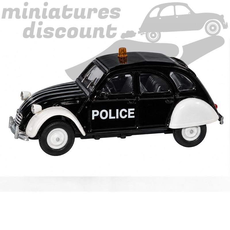Citroën 2cv "Police (noir et blanc) - Mondo Motors - 1/43ème En boite