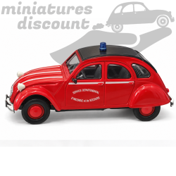 Citroën 2cv "Pompiers" (rouge) - Mondo Motors - 1/43ème En boite