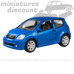 Citroën C2 (Bleu) - Welly - 1/36ème en boite