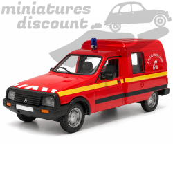 CITROËN C15 POMPIERS (JAUNE) - Solido - 1/43ème en boite