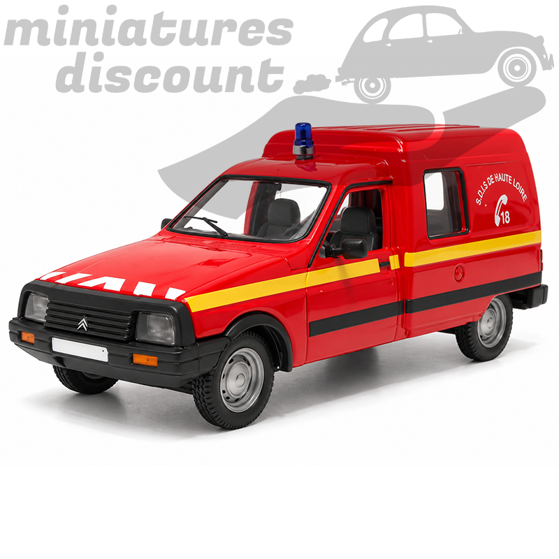 CITROËN C15 POMPIERS (JAUNE) - Solido - 1/43ème en boite