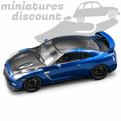 NISSAN GT-R R35 (Bleu/Noir) - 1/43ème en boite