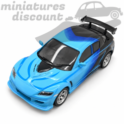 MAZDA RX-8 (Bleu/Noir) - 1/43ème en boite