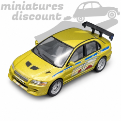 MITSUBISHI LANCER EVOLUTION VII - FAST AND FURIOUS (Or) - 1/43ème en boite