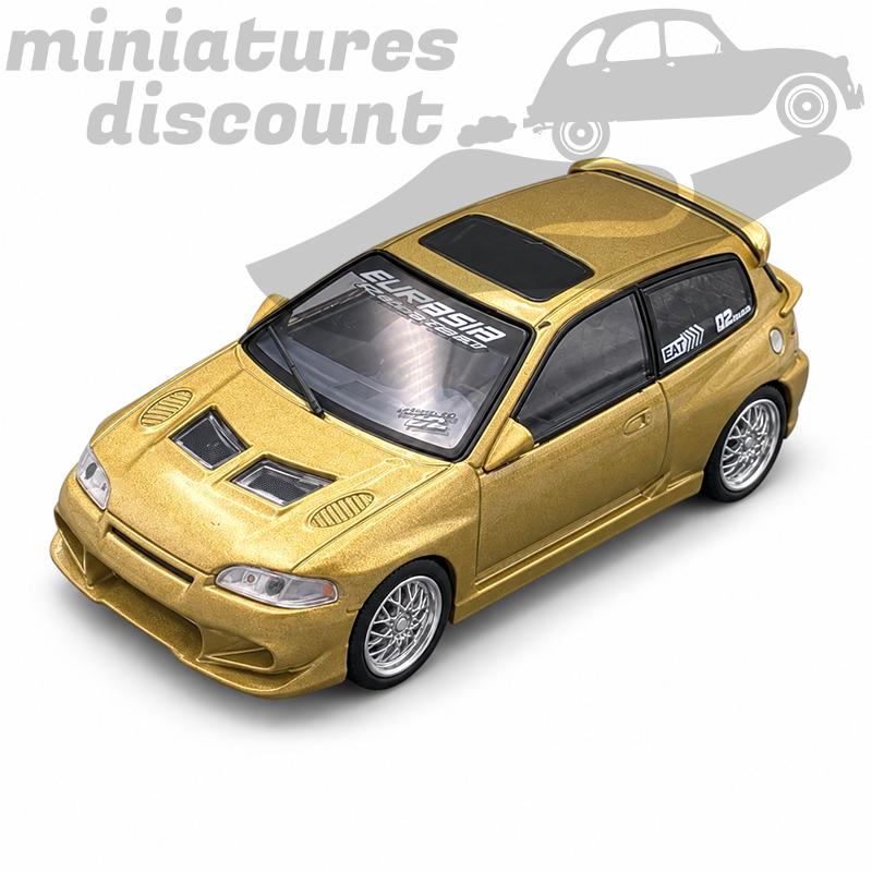 Honda Civic EG - FAST AND FURIOUS (Or) - 1/43ème en boite