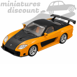 MAZDA RX-7 (Orange et Noir) - 1/43ème en boite