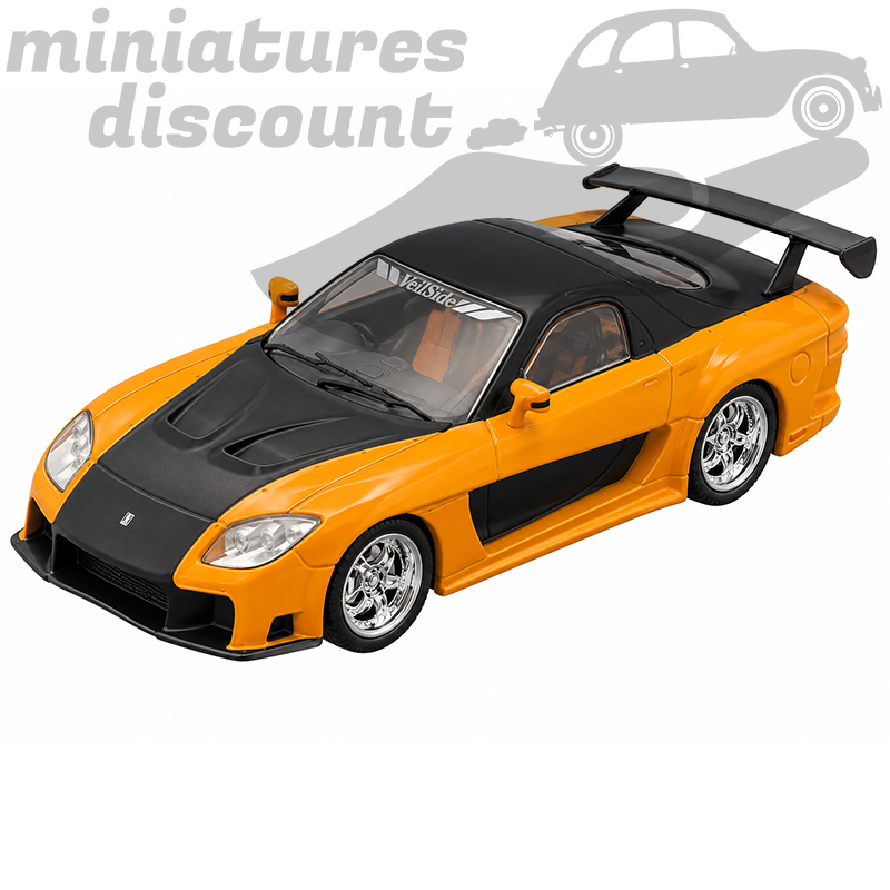 MAZDA RX-7 (Orange et Noir) - 1/43ème en boite