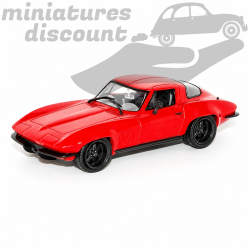 Chevrolet Corvette C2 (rouge) - FAST AND FURIOUS - 1/43ème en boite