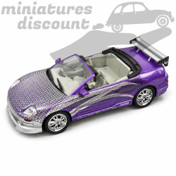 MITSUBISHI Eclipse Spyder GTS Cabriolet - FAST AND FURIOUS (Violet) - 1/43ème en boite