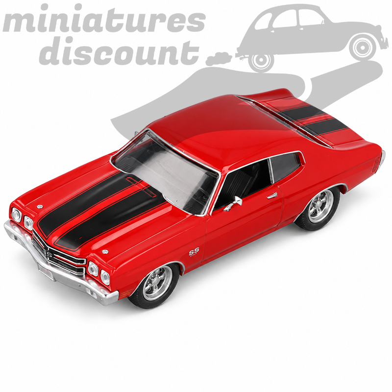 CHEVROLET CHEVELLE SS (Rouge) - 1/43ème en boite