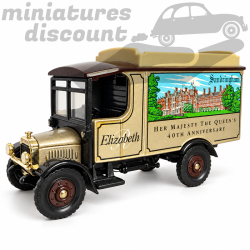 FOURGON THORNYCROFT VAN 1950/60 "40ÈME ANNIV DE LA REINE" (GRIS) - CORGI - 1/50ème sans boite