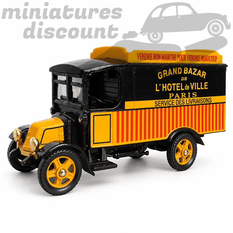 FOURGON RENAULT 1950/60 "GRAND BAZAR DE L'HOTEL DE VILLE" (JAUNE) - CORGI - 1/50ème sans boite