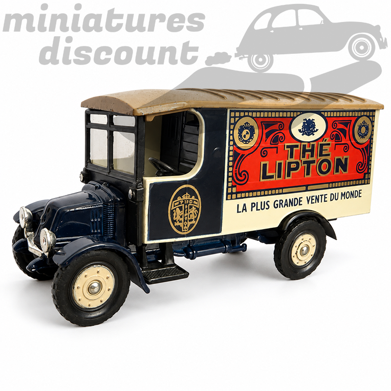 FOURGON RENAULT 1950/60 "THÉ LIPTON" (BLEU) - CORGI - 1/50ème sans boite