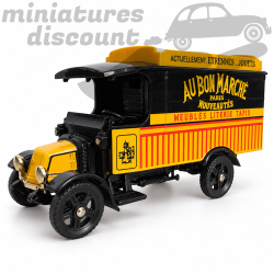FOURGON RENAULT 1950/60 "AU BON MARCHÉ" (JAUNE) - CORGI - 1/50ème sans boite