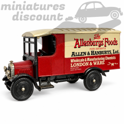 FOURGON THORNYCROFT VAN 1950/60 "ALLENBURYS' FOODS" (ROUGE) - CORGI - 1/50ème sans boite