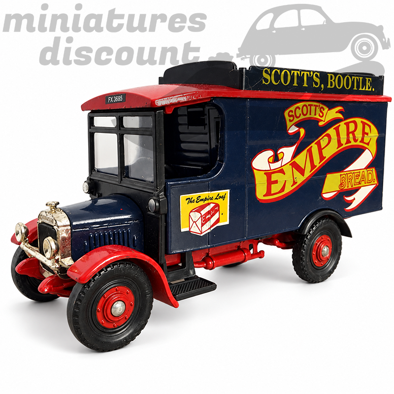 THORNYCROFT VAN 1950/60 "SCOTT'S EMPIRE" (BLEU MARINE) - CORGI - 1/50ème sans boite