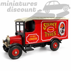 FOURGON THORNYCROFT VAN 1950/60 "STEPNEY TYRES" (ROUGE) - CORGI - 1/50ème sans boite