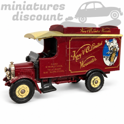 FOURGON THORNYCROFT VAN 1950/60 "WORCESTER" (ROUGE FONCÉ) - CORGI - 1/50ème sans boite