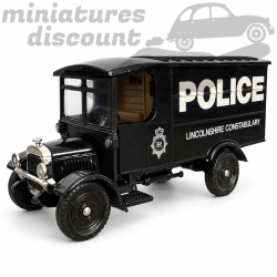 FOURGON THORNYCROFT VAN 1950/60 "POLICE" (NOIR) - CORGI - 1/50ème sans boite