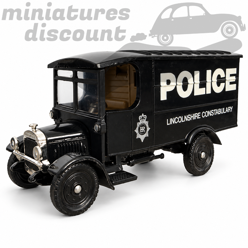 FOURGON THORNYCROFT VAN 1950/60 "POLICE" (NOIR) - CORGI - 1/50ème sans boite