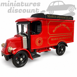 FOURGON MACK TRUCK 1950/60 "BUFFALO FIRE DEPT." (ROUGE) - CORGI - 1/50ème sans boite