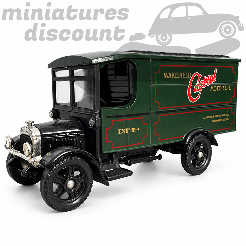 FOURGON THORNYCROFT VAN 1950/60 "CASTROL" (VERT) - CORGI - 1/50ème sans boite