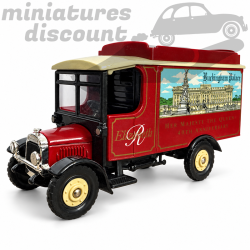 FOURGON THORNYCROFT VAN 1950/60 "40ÈME ANNIV DE LA REINE" (ROUGE) - CORGI - 1/50ème sans boite