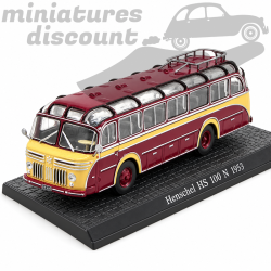 BUS/CAR HENSCHEL HS 100 N DE 1953 (VIOLET) - 1/72ème en boite