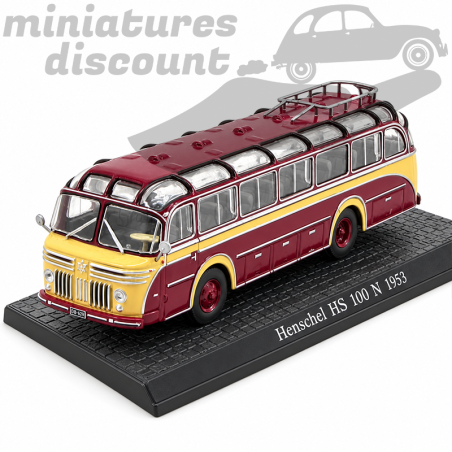 BUS/CAR HENSCHEL HS 100 N DE 1953 (VIOLET) - 1/72ème en boite