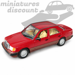 MERCEDES 230E W124 (ROUGE) - MINICHAMPS - 1/43ème en boite