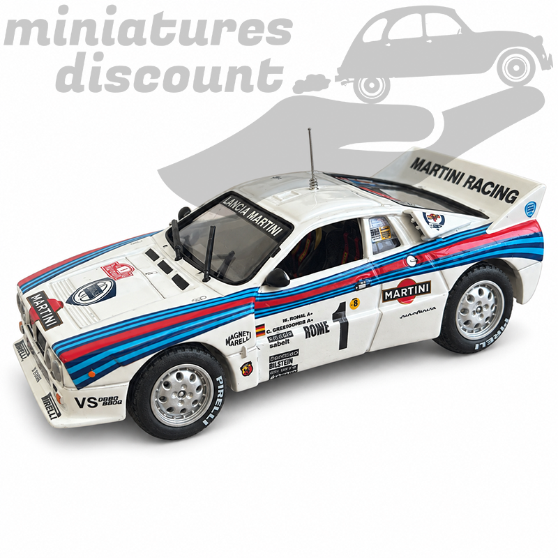 LANCIA 037 RALLY MONTE CARLO 1983 (BLANC) - 1/43ème en boite