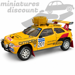 CITROEN ZX RALLYE RAID (JAUNE) - 1/43ème en boite