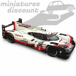 PORSCHE 919 HYBRIDE LE MANS 2017 WINNER (BLANC) - SPARK - 1/87ème en boite