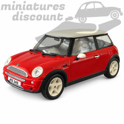 MINI COOPER 2001 (ROUGE) - IXO - 1/43ème en boite